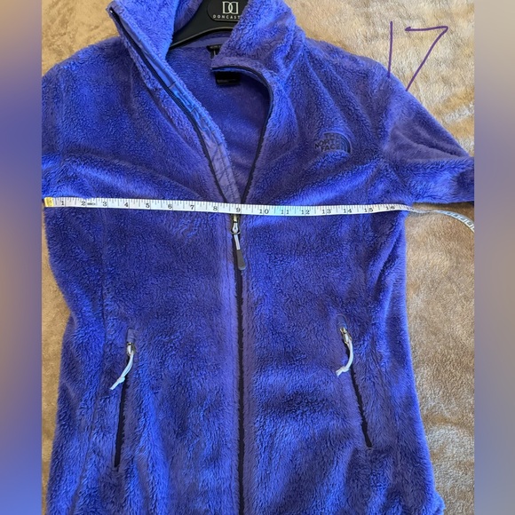 The North Face Purple Fuzzy Full-Zip Jacket Size XS - Picture 7 of 9